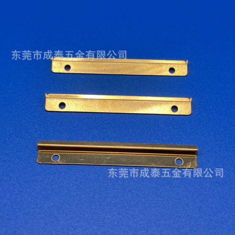 黄铜折弯件冲压厂金属弹片冲压模具冲孔导电接触片冲压加工