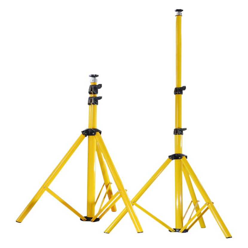 1,8 м 2 м 3 м двойной плоский железный кронштейн прожектор Треугольный Кронштейн Портативный Телескопический кронштейн с регулируемой высотой
