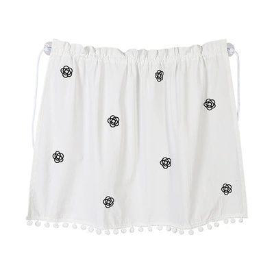 insulation sunshade cute cartoon – Car curtains - cotton-wool-ball-embroidered-curtain-camellia