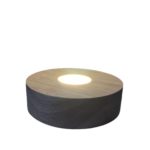 10*2.7cm with small cover plate AAA dry battery model small night light three 7th battery creative DIY luminous solid wood 