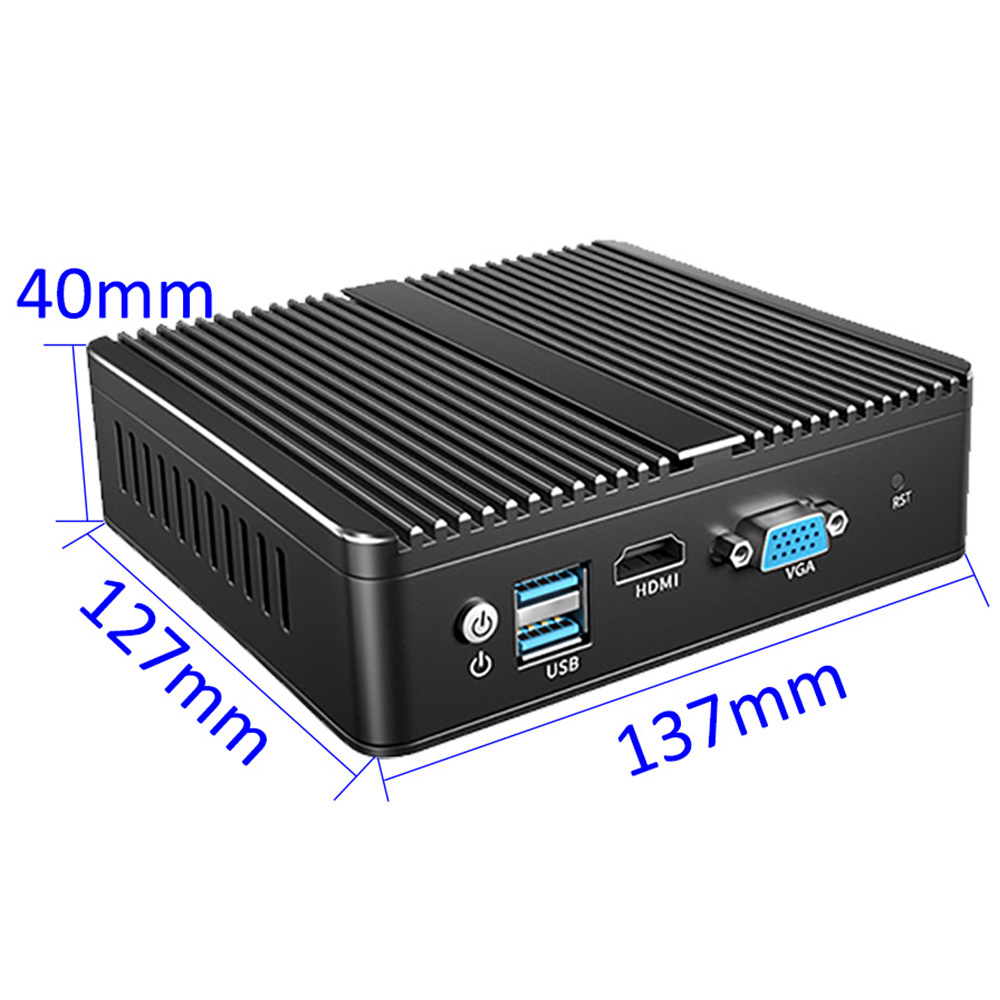 K30 J4125 mini host 2.5G4 puerto de red mini ordenador de enrutamiento suave control industrial pequeño host minipc