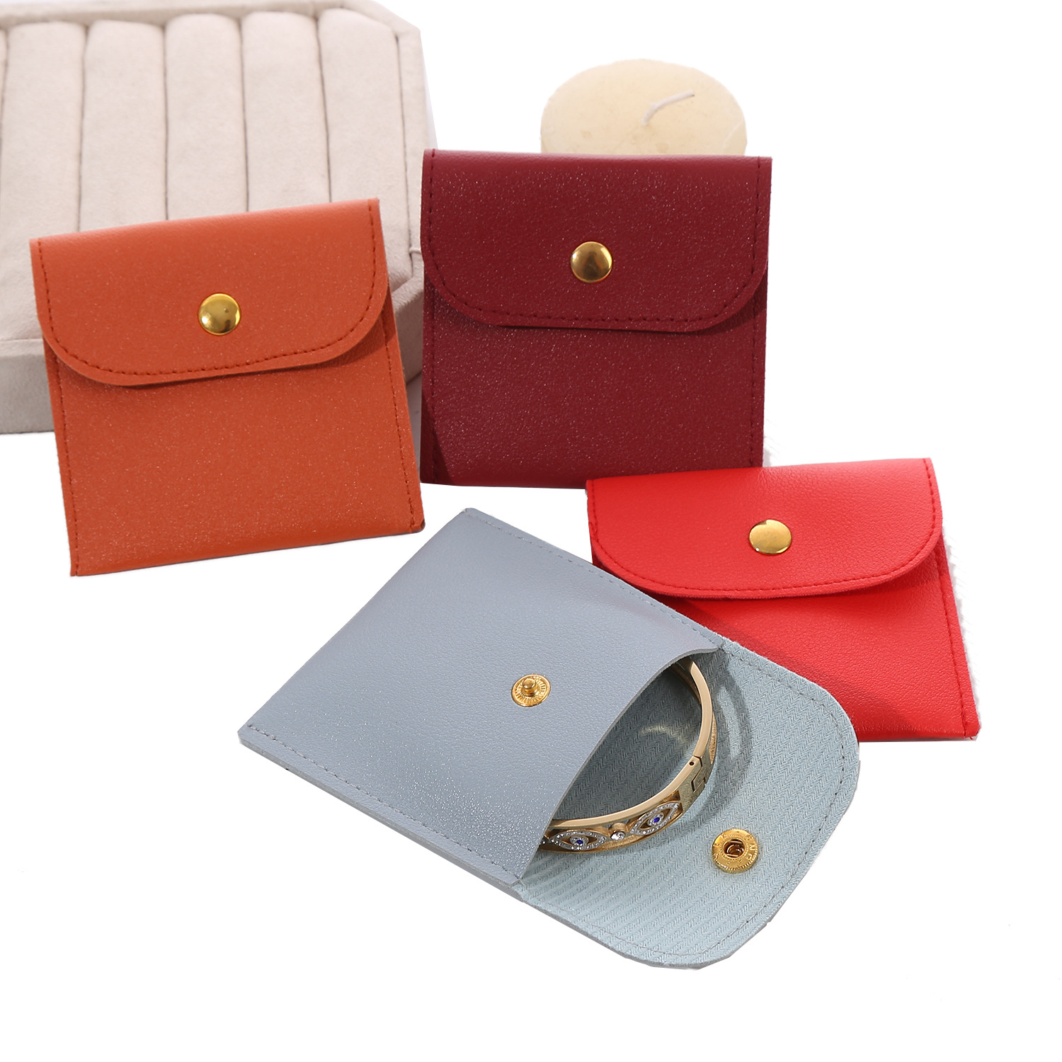 10g Weight Gift Wrapping Supplies Event & Party Supplies Jewelry Packaging Bags Classification 1 Piece Quantity Daily Occasion Flannel Material Solid Color Pattern Elegant, Simple Style Style 1 Piece Cloth Flannel Elegant Simple Style Daily Solid Color Jewelry Packaging Bags 8