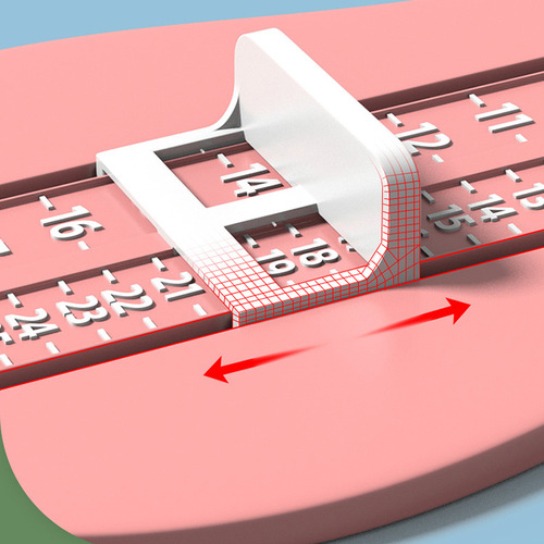 Baby foot measurer, household measurement artifact for babies aged 0-10 years old, children's mothers buy shoe foot length measuring instrument online