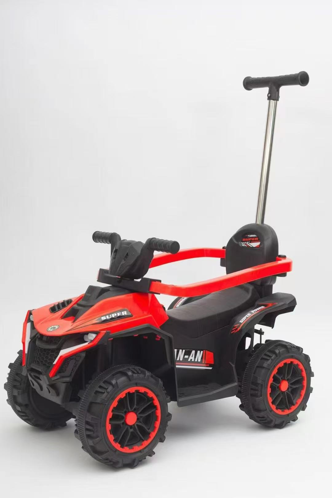 Trolley de niños, patineta infantil empujada con mano, coche de niños con empuje, baranda de protección, exportación de juguetes para niños