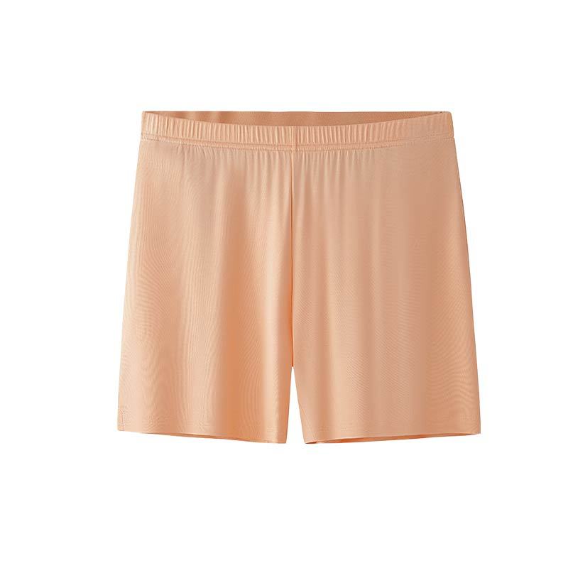 60 pijamas modales de doble cara para mujer de primavera y verano, pantalones cortos elásticos delgados, pantalones caseros de punto, pantalones casuales de color sólido