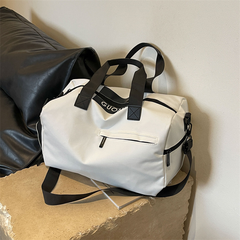 Trendy Women's Travel Bag, Small Short-Trip Luggage Bag With Wet And Dry Separation, Women's Gym And Sports Shoulder Bag - Thumbnail 2