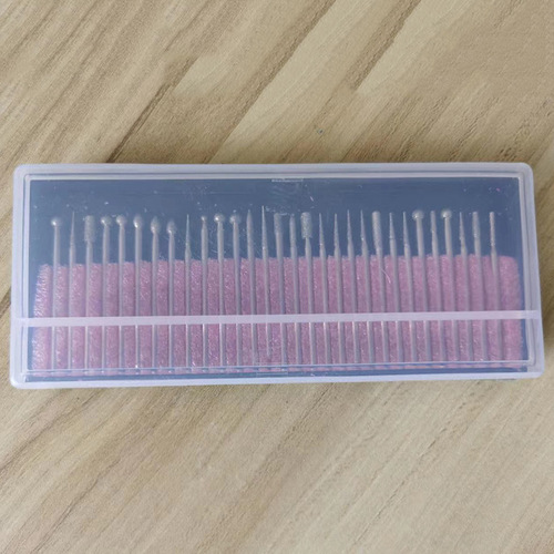 Large quantity and high quality diamond grinding needle alloy jade jade glass engraving polishing grinding head set wholesale