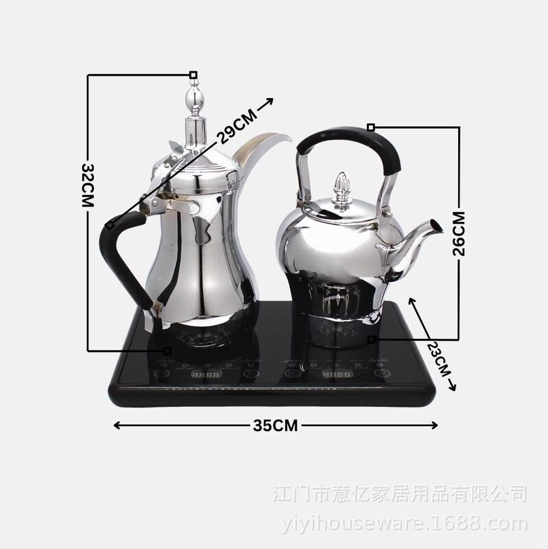 New Cross-Border Stainless Steel Middle Eastern Kettle, Dara Kettle, Arabic Coffee Pot, Turkish Hot Water Kettle, Teapot New Cross-Border Stainless Steel Middle Eastern Kettle, Dara Kettle, Arabic Coffee Pot, Turkish Hot Water Kettle, Teapot