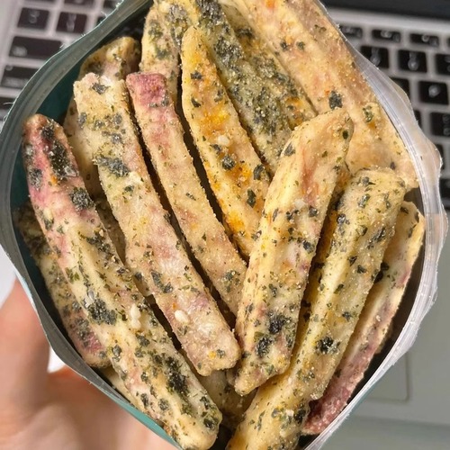 Source Factory Liupu Taro Head Crab Roe Salted Egg Yolk Scallion Nori Taro Crisps Fruit and Vegetable Dried Famous Snacks Wholesale