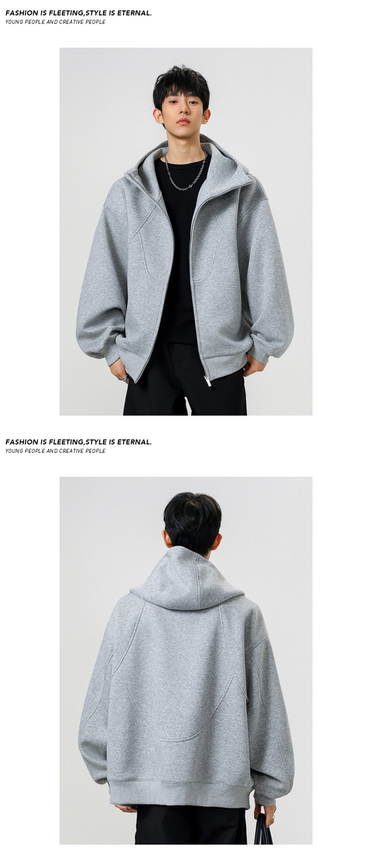 Herren Patchwork Sweatshirt Im Trendy High Street Style Herbst_voghion.com