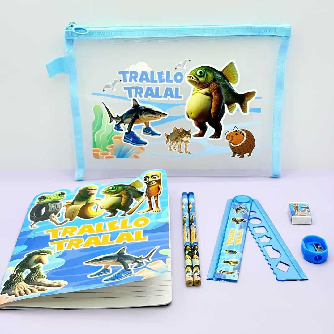 Bolsa escolar de dibujos animados, práctica y divertida