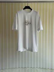 正規バージョン在庫あり 高品質 GV Home 2025 新五線譜半袖 Tシャツ ルーズフィット 男女同型 T