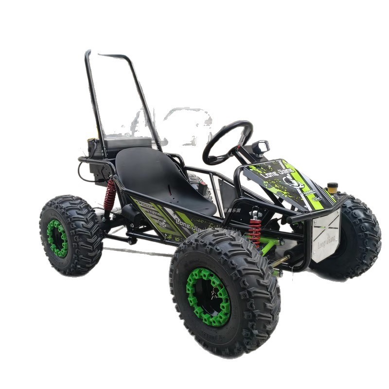 Escaneo de código eléctrico compartido para niños adultos go-kart de playa adultos pueden hacer plazas de recreo arena barro camping