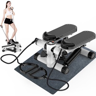 Floor lighting, hydraulic stepper on lanyard, climbing universal sports equipment for gym
