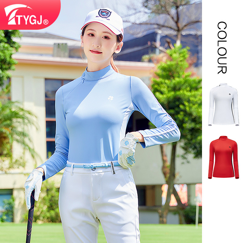 Factory Direct Golf Ladies base coat Spring and Autumn wear quick-drying slim breathable outdoor sports long sleeve T-shirt
