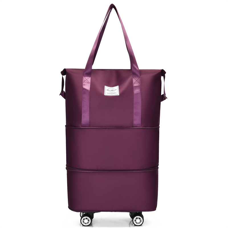 Bolsa de viaje de rueda universal bolsa de equipaje Portátil Bolsa de almacenamiento bolsa de maternidad separación húmeda y seca de gran capacidad bolsa de Yoga de fitness