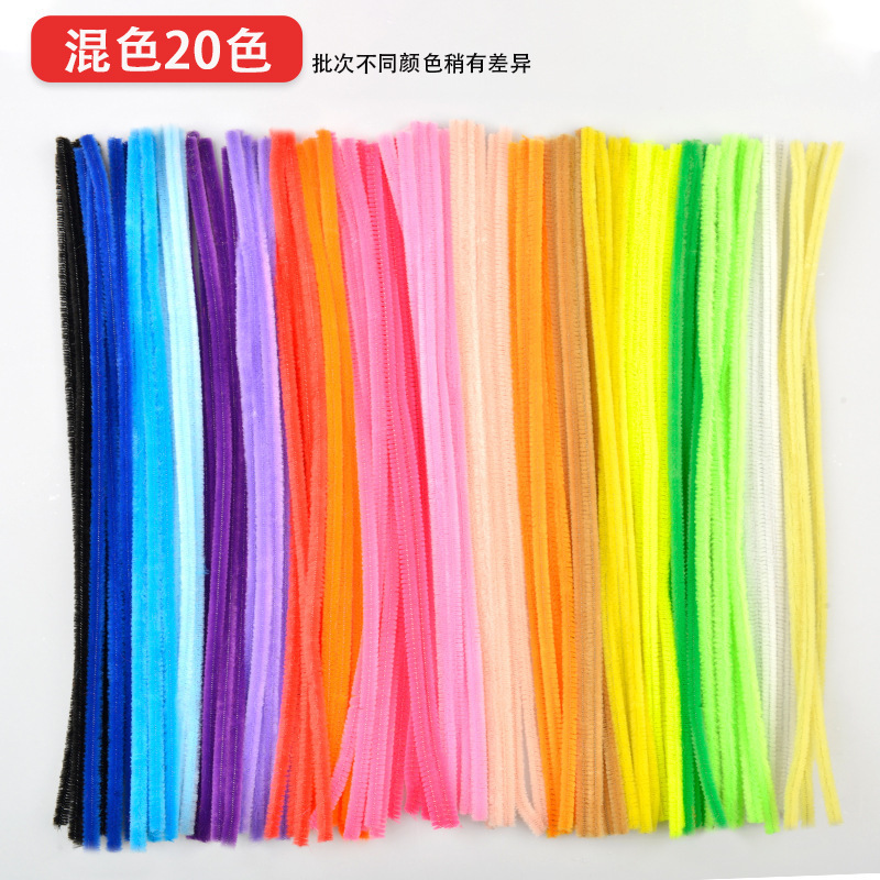 Varilla de torsión encriptada, varilla de torsión de raíz de pelo de simulación de color, varilla de torsión, material de juguete hecho a mano de bricolaje universal súper denso