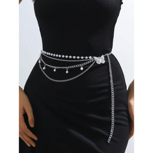 U 36914 Pearl butterfly tassel waist chain ���������������