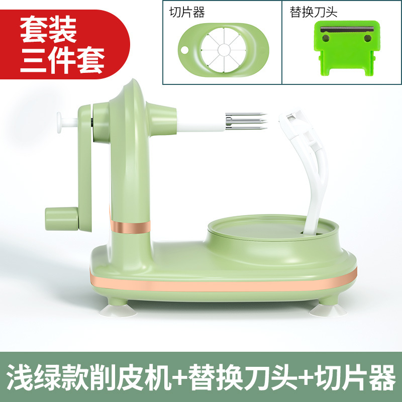 Manivela manzana pelador automático fruta manzana pelador multifuncional hogar pelador raspador