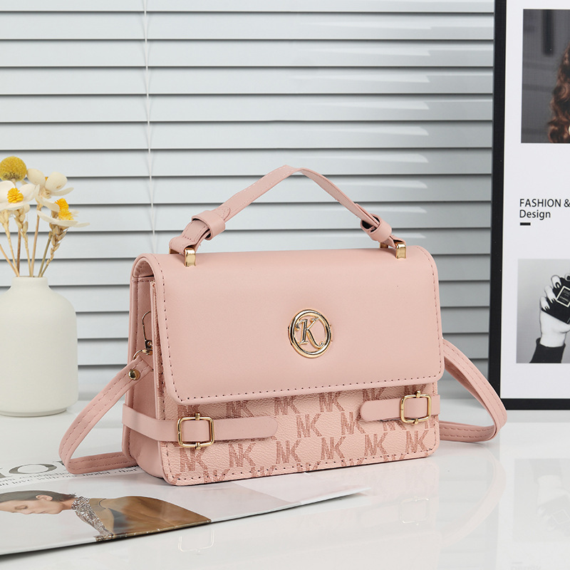 2025 nuevo estilo retro patrón de color bolso cuadrado pequeño bolso de hombro de nicho de gran capacidad bolso de mensajero de elemento étnico