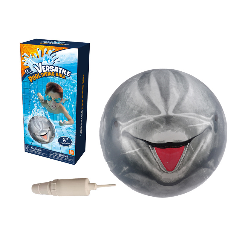 Amazon's Best-Selling Shark Diving Ball Pvc Inflatable Water Volleyball Kidsren's Swimming Pool Training Water Game Set
