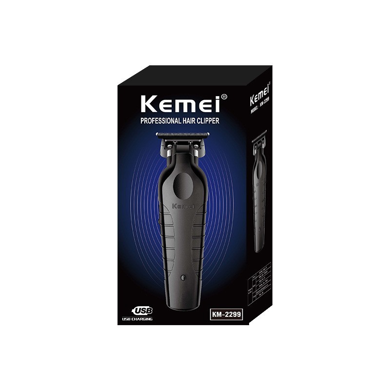 Kemei Kemei cortador de pelo eléctrico KM - 2299 cuchillas de tijeras eléctricas originales de empuje profesional de metalurgia en polvo al por mayor