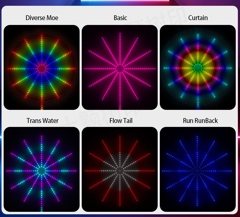 Banda artificii LED, Bluetooth/USB, Control prin telecomanda/telefon, RGB, Sincronizare audio, 1 cm, Multicolor - Benzi led - atMag.ro