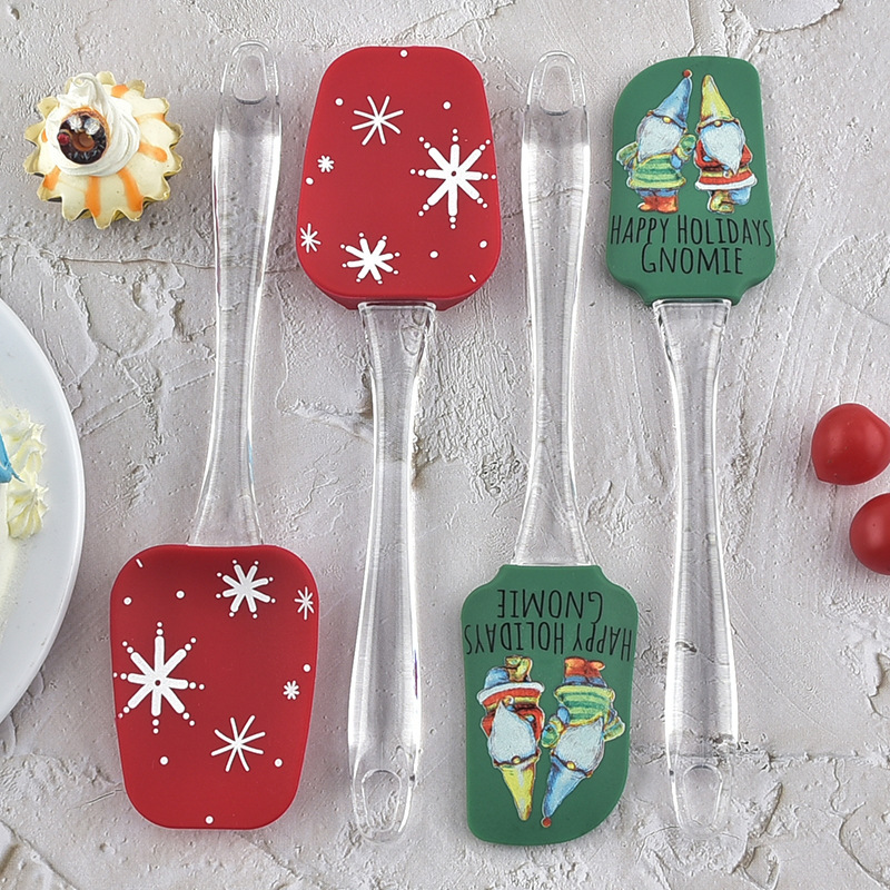 Impresión de silicona agitación pastel crema mantequilla pasta manija transparente fábrica directa