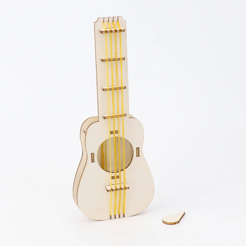 Guitar, musical instruments, constructor for students, children's teaching aids for early age for experiments, DIY, mini experiment
