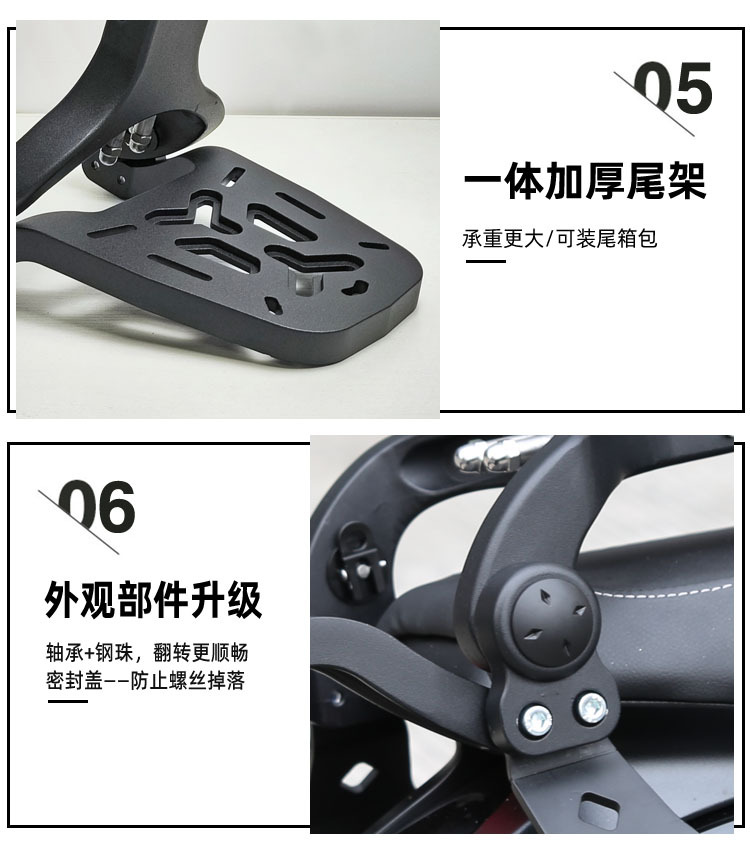 Suitable for Honda CM300CL300 bumper side bag guard bar anti-drop bar competitive bar folding backrest modification accessories