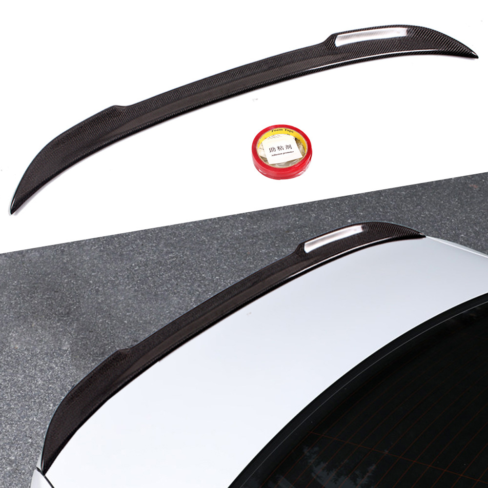 Car Modification Parts Suitable For BMW3 Series5 Series F30 F35 Carbon Fiber Rear Wing M4 Blade Model Without Drilling