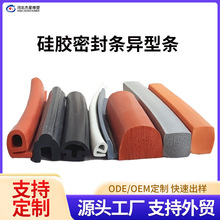 冷库密封条 硅胶条异型条 平板密封条冰柜冷柜工业设备u型密封条