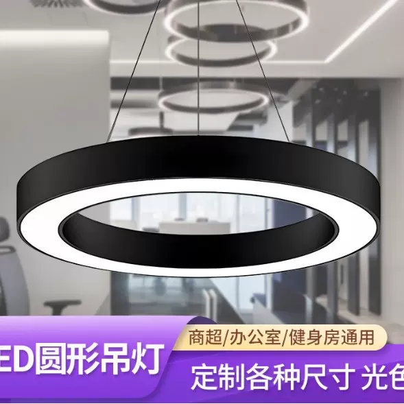 六边形蜂巢造型灯led异形工业风办公灯健身办公室商场吊灯商用