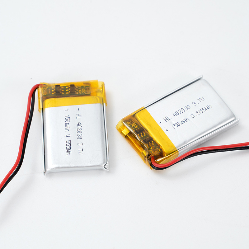 402030-150mAh ポリマー充電コンパートメント リチウム電池 UN38.3 認証サムランプ リチウム電池在庫あり|undefined