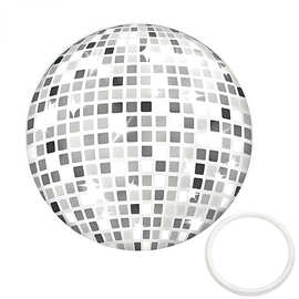 创意新款 黑白色小格子小圆镜子 礼物口袋镜 旅行便携金属化妆镜