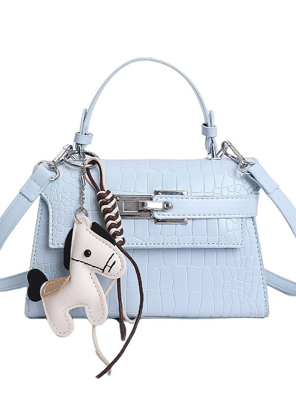 Bolsos de textura de nicho de cocodrilo de alta calidad, bolsos de mujer 2026 nuevos bolsos de mochila, bolsos de bloqueo de moda