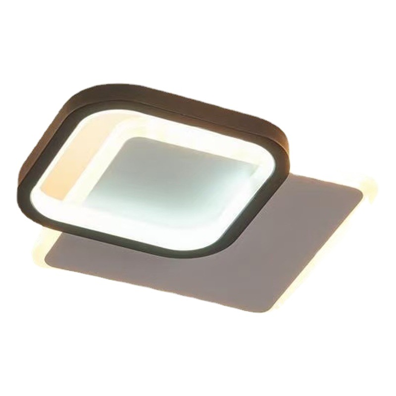 Cuadrado y redondo pasillo guardarropa balcón moderno minimalista nórdico techo hermosa lámpara de pared interior