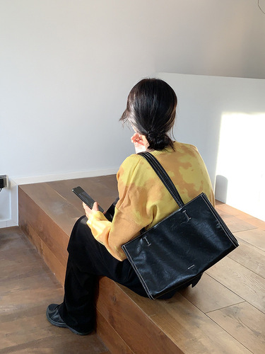 Foreign trade supply, fashionable early autumn tote bag, large capacity shoulder tote bag, casual women's bag, commuting large bag, trendy