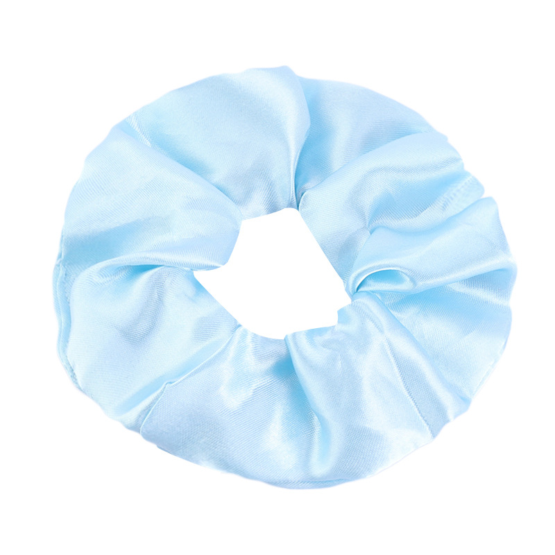 7g Weight Hair Tie Hair Accessories Type 1 Piece Quantity Holiday, Daily Occasion satin Material Solid Color Pattern Women's Gender Simple Style, Classic Style Style Women's Simple Style Classic Style Solid Color Satin Hair Tie 8