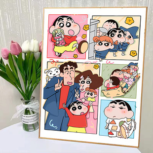 Crayon Small New Product Cross Stitch 2025 New Style Embroidery Living Room Small Bedroom Children Simple New Handmade Embroidery