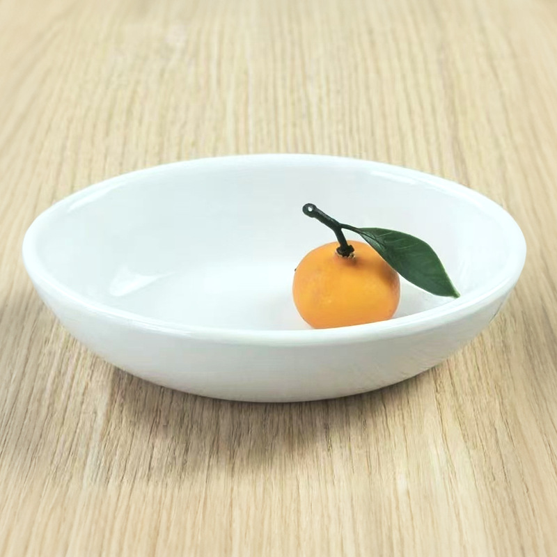 Juego de Vajilla de Cerámica de Porcelana, Esmaltado Blanco, Color Sólido, para Hotel, Restaurante y Hogar image 40