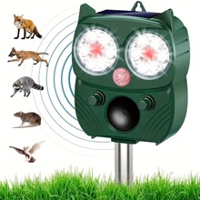S 35847 Solar Ultrasonic Animal Repeller ̫���������� �羳ר