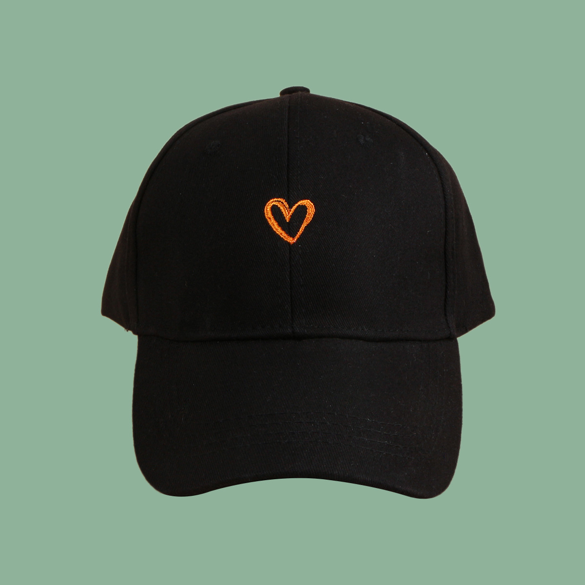 Korean Fashion Love Wide-brimmed Baseball Cap display picture 6