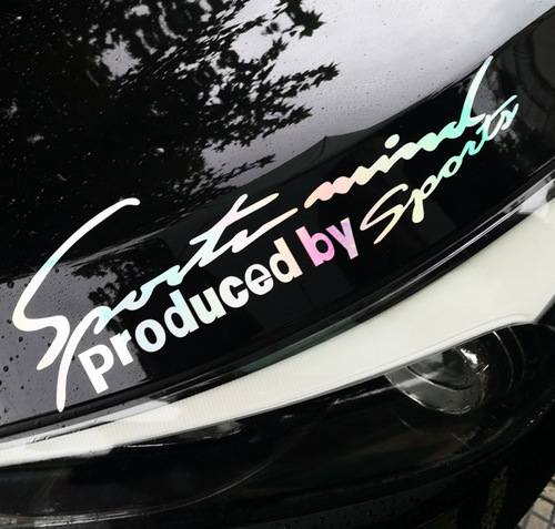 Lamp eyebrow car sticker soprt car head hood engine car signature English sticker foreign trade wholesale headlight sticker