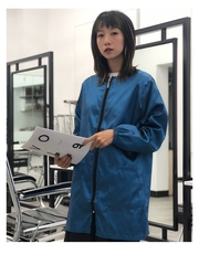 Hair salon apron hairstylist anti-breakage hair protective clothing waterproof non-hair sticking damp beauty hair cutting dyeing hair styling workwear ginger tea