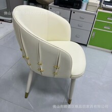 意式餐椅家用高档设计师餐椅现代简约靠背椅休闲椅轻奢梳妆台椅子