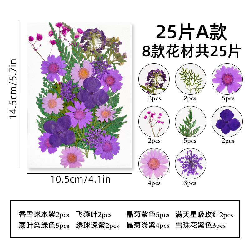 Marcapáginas de flores secas, material artesanal hecho a mano, colección infantil de otoño, libro en la botella, espécimen de hoja transparente, película de sellado de plástico