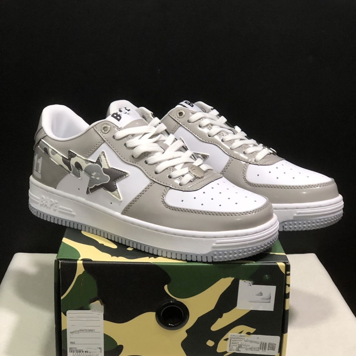 Putian Cross-border BAPEGOOSE ASK8 Camuflaje ante moda callejera vibe pareja escote escoge descanso 2023 otoño