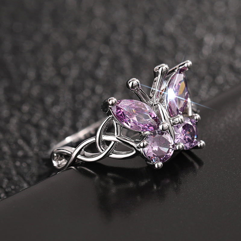 Holiday, Daily Occasion Wholesale Jewelry Elegant Classic Style Butterfly Copper Rings