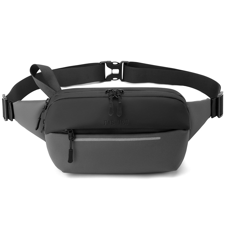 2024 nuevo bolso de mensajero simple casual para hombre reflectante transfronterizo multifuncional al aire libre deporte ciclismo bolsa de pecho al por mayor